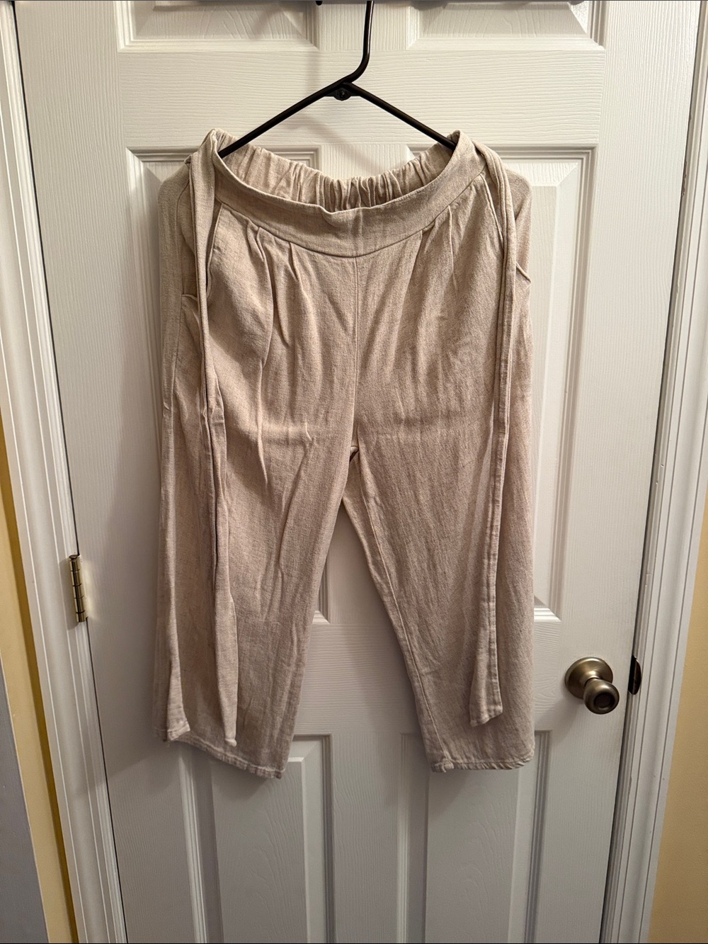 Lilyful Chico Neutral Ribbed Drawstring Pants - Picture 5 of 10